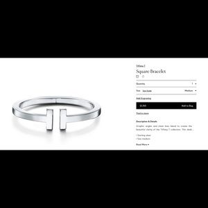 Tiffany & Co. Jewelry - Tiffany & Co. Sterling Silver T Bracelet Tiffany & Co. Jewelry - Tiffany & Co. Sterling Silver T Bracelet